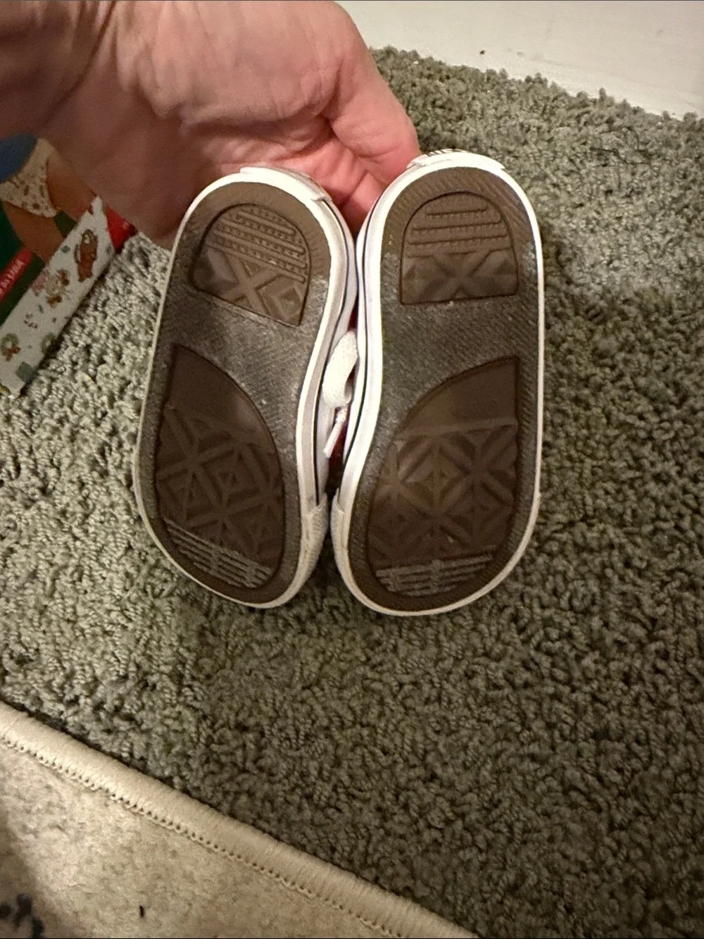 Converse Kids Red Canvas Low-Top Sneakers with White Laces